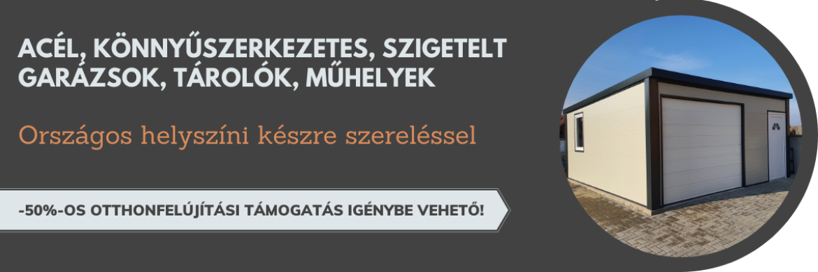 Garázsok, tárolók