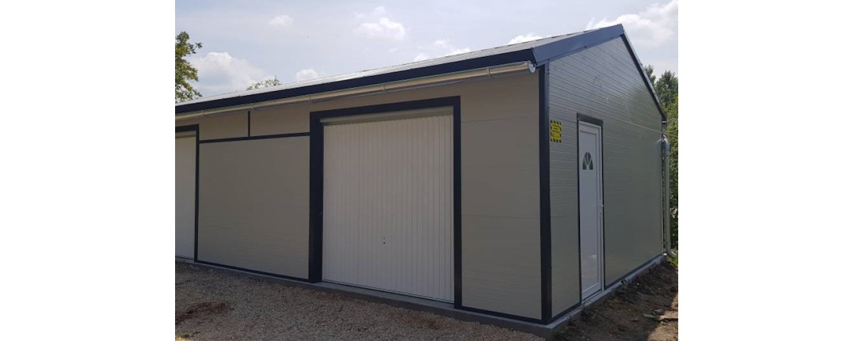 Szigetelt dupla garázs (STD- 42) 