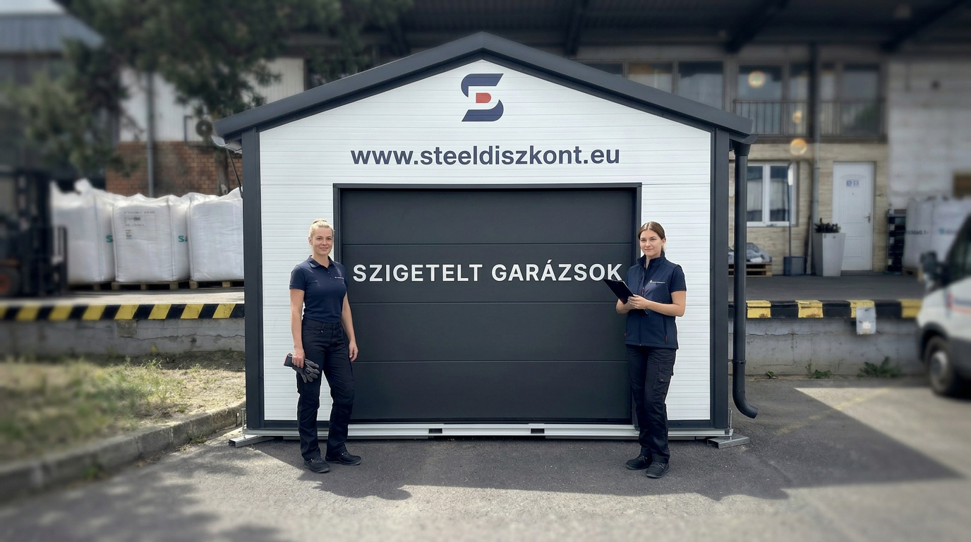Steeldiszkont franchise bemutató garázs